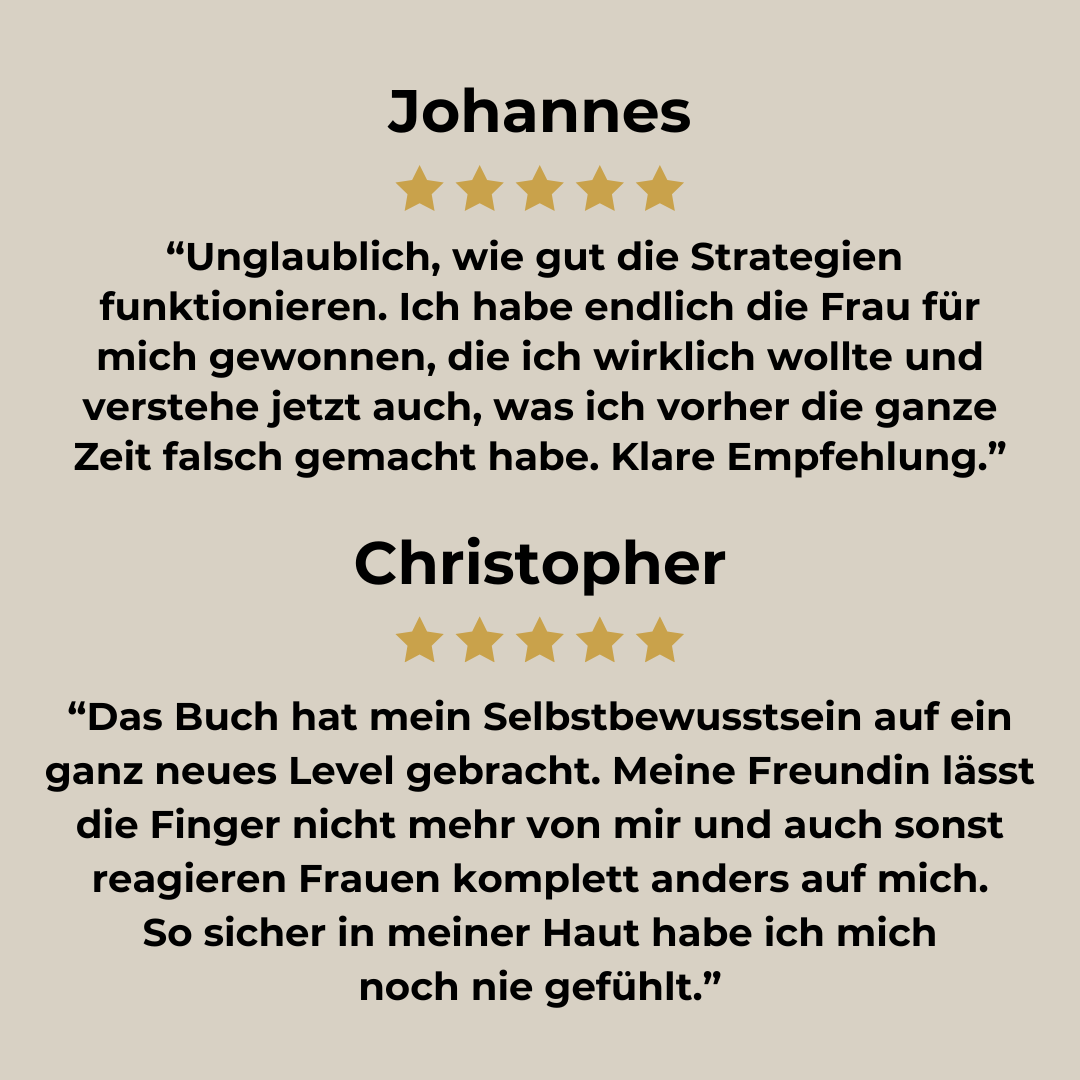 Entfessle Deine selbstbewusste Männlichkeit und mach sie verrückt nach Dir